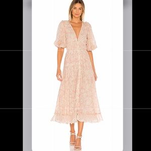 HEMANT & NANDITA embroidered long dress